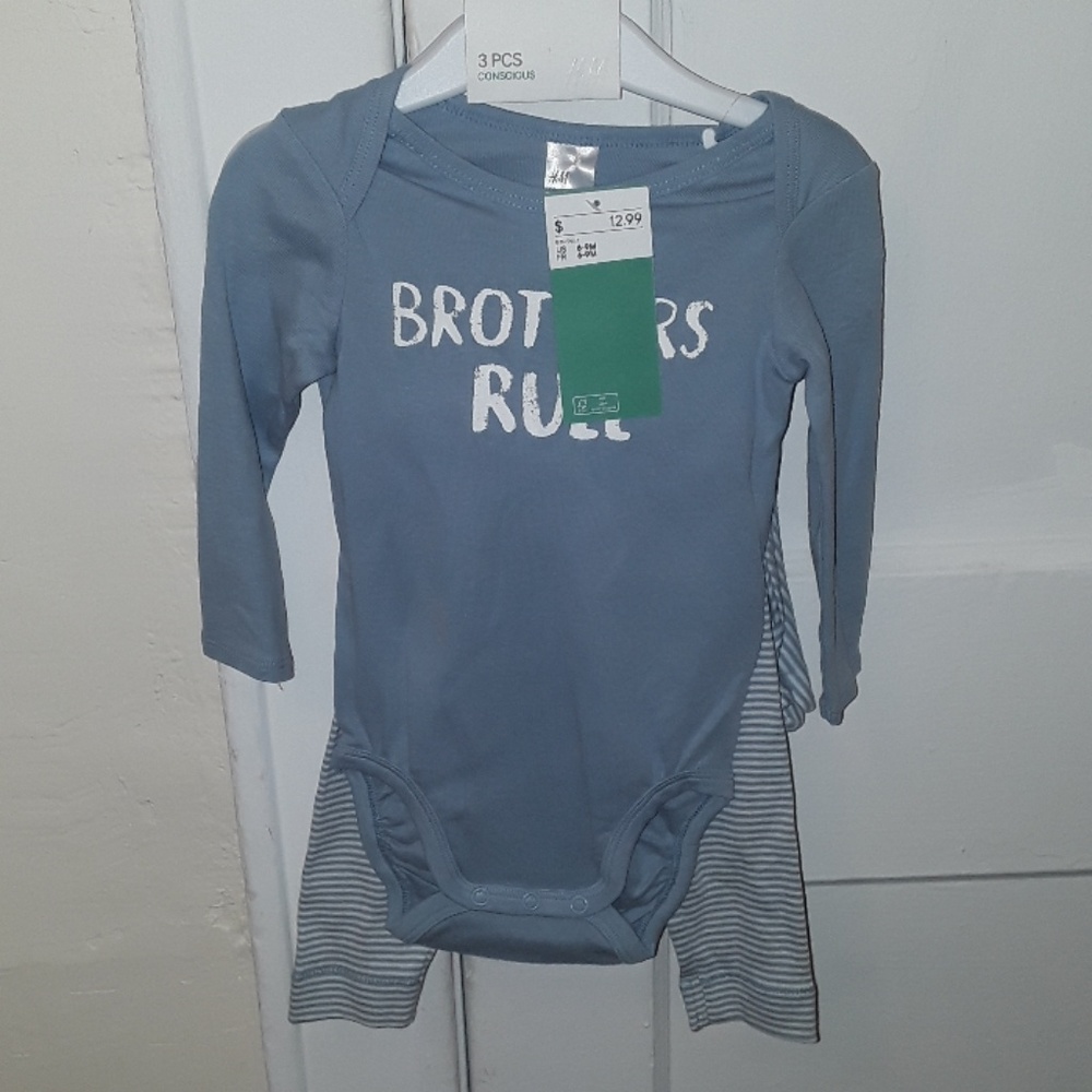 BRAND NEW 100% Organic Cotton 3 Piece Set